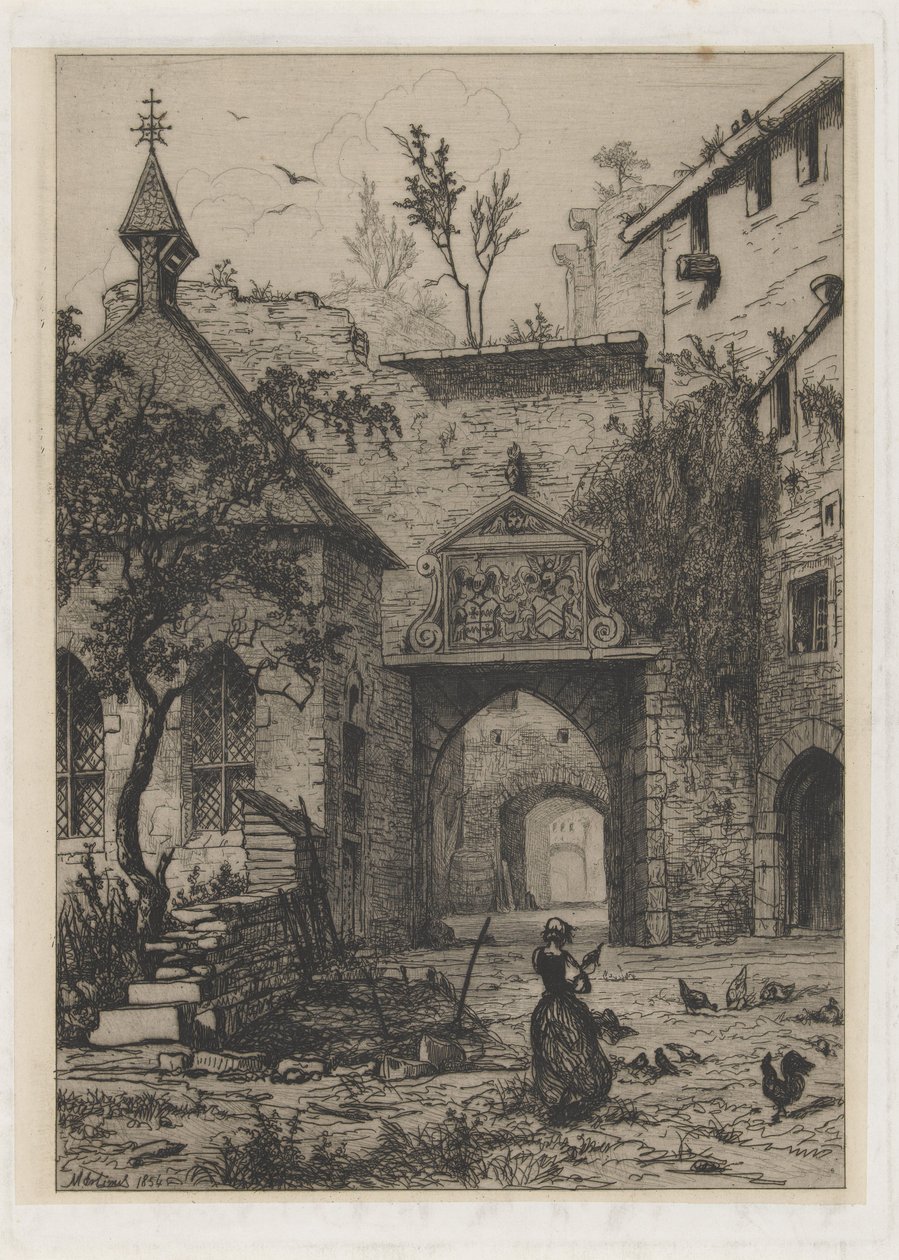 Hollenfeltz kastély bejárata alkotó: Martinus Antonius Kuytenbrouwer jr.