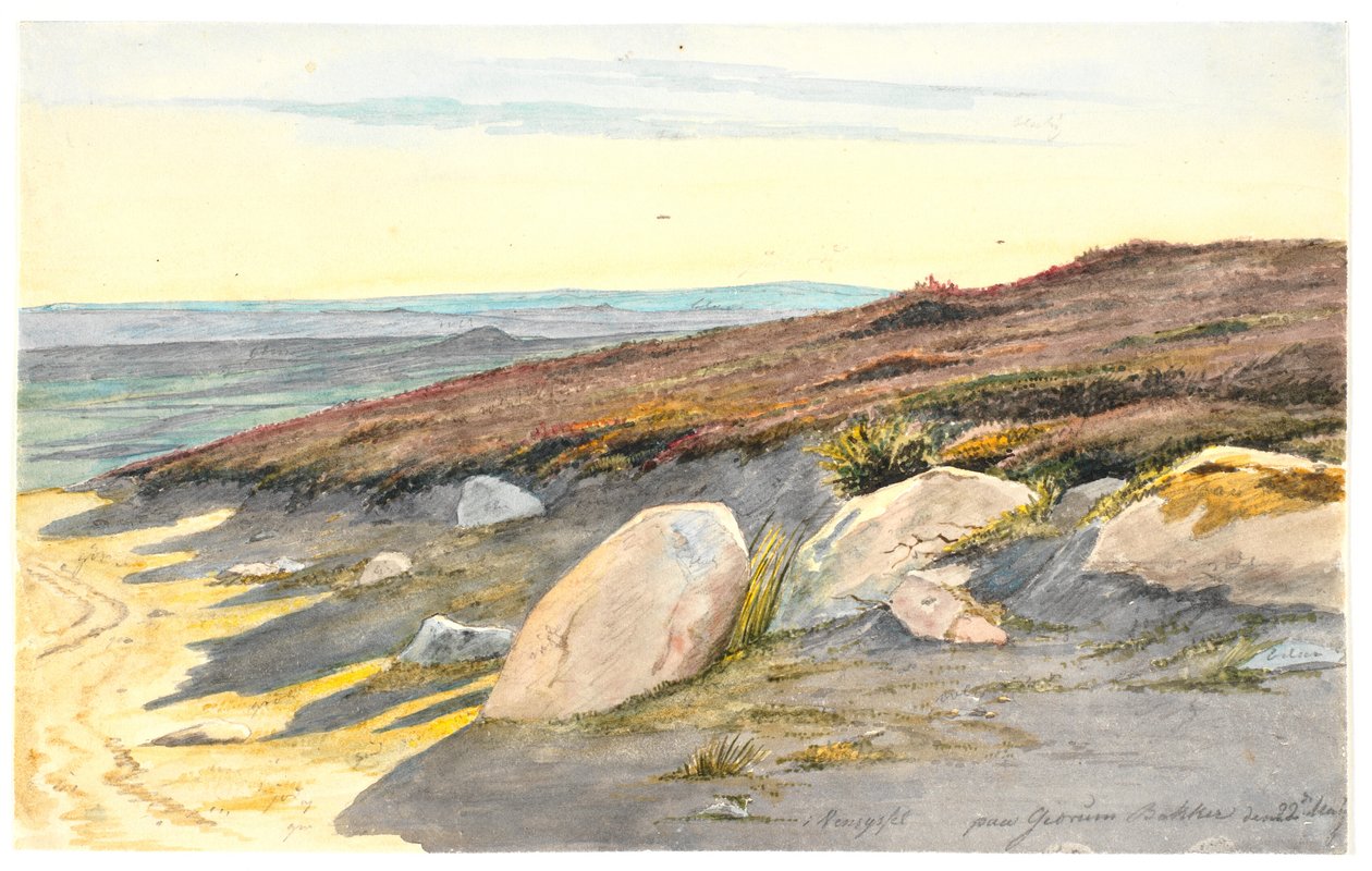 A vendsysseli Gærum dombokról, 1833. május 22-én alkotó: Martinus Rørbye
