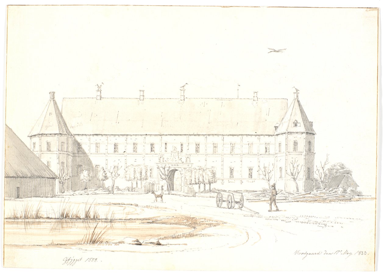 A voergaardi kúria alkotó: Martinus Rørbye