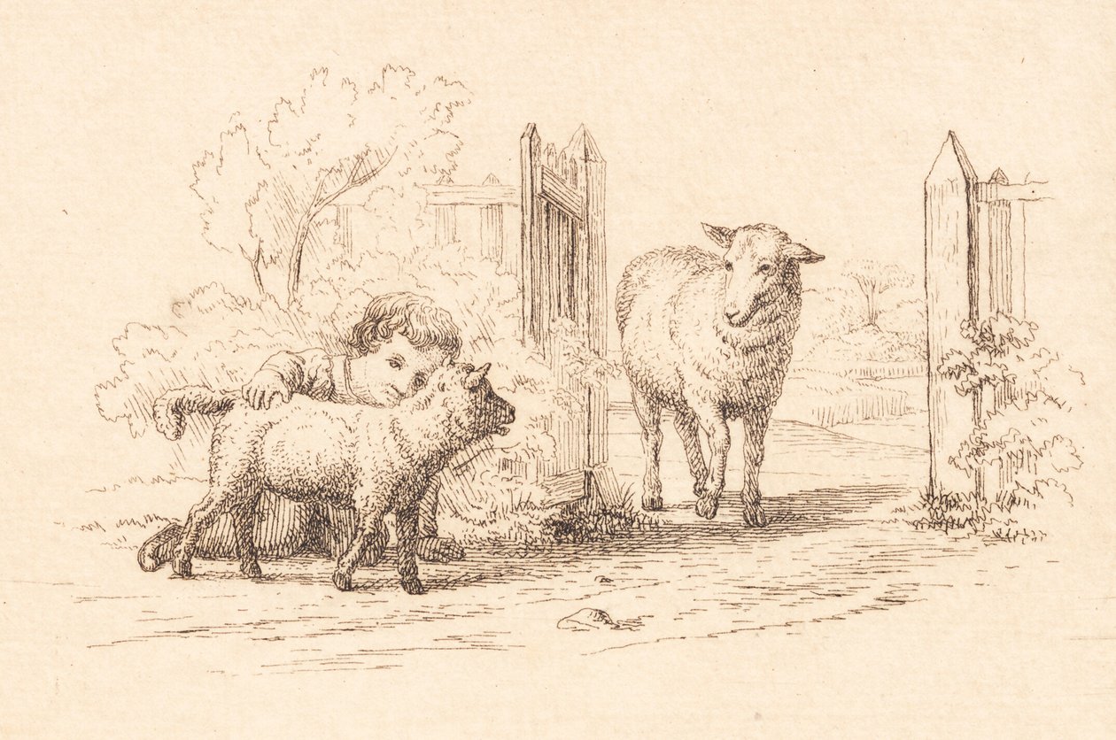 Illusztráció a "Félszáz mese gyerekeknek" című könyvéhez, Hey alkotó: Martinus Rørbye