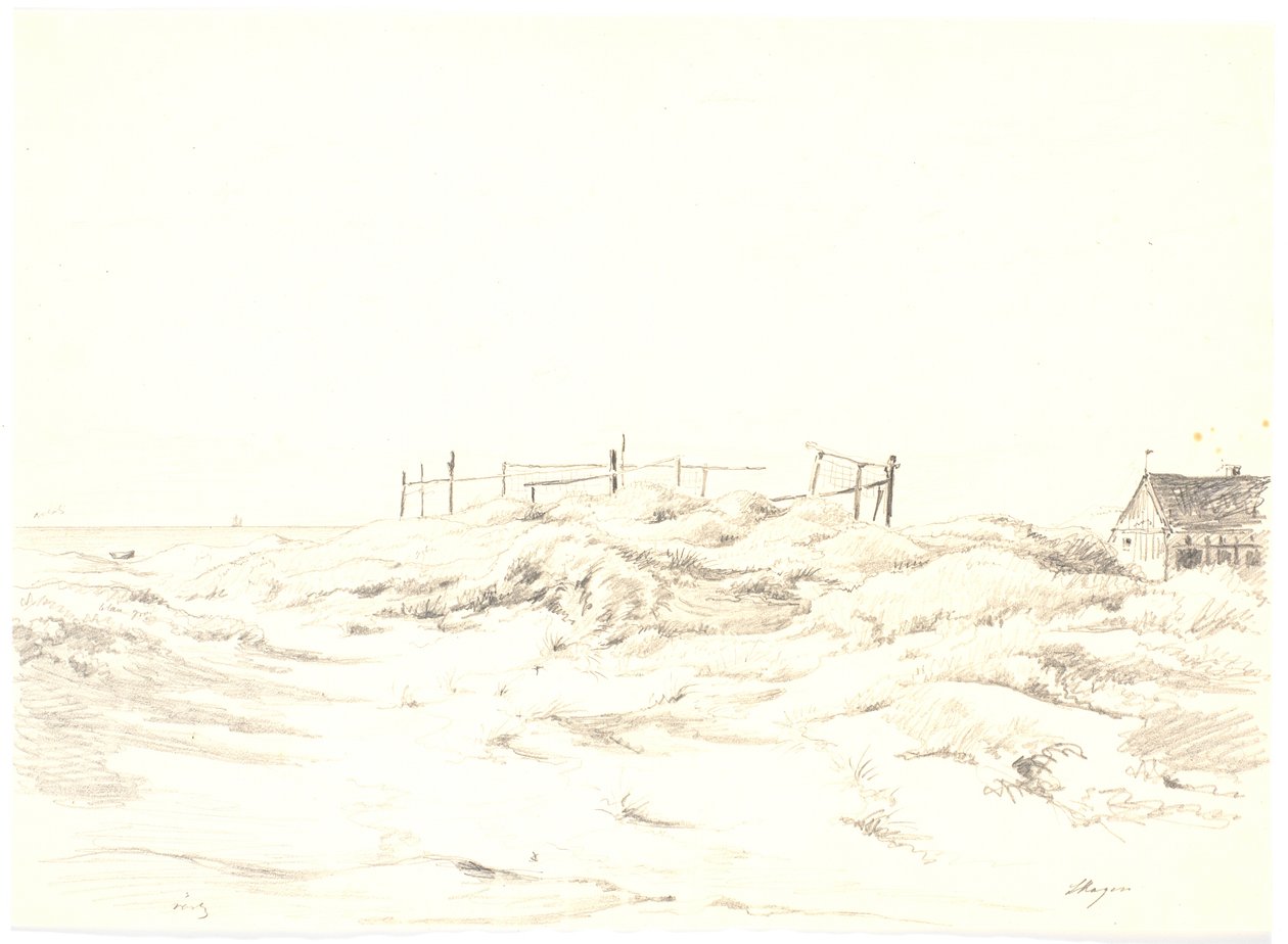 Dűnés táj, Skagen alkotó: Martinus Rørbye