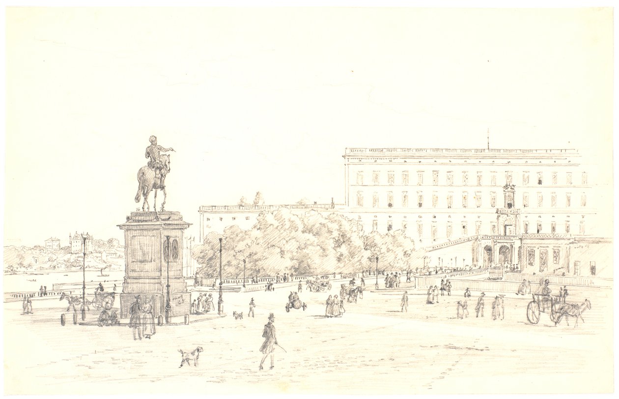 Stockholmi várkastély alkotó: Martinus Rørbye