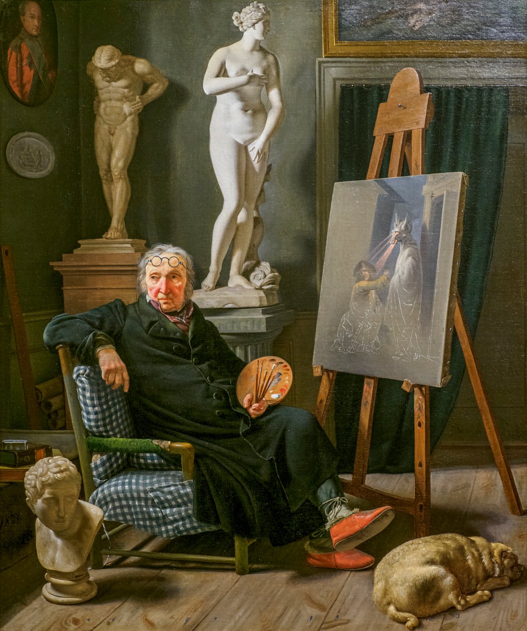 Christian August Lorentzen festőművész alkotó: Martinus Rorbye