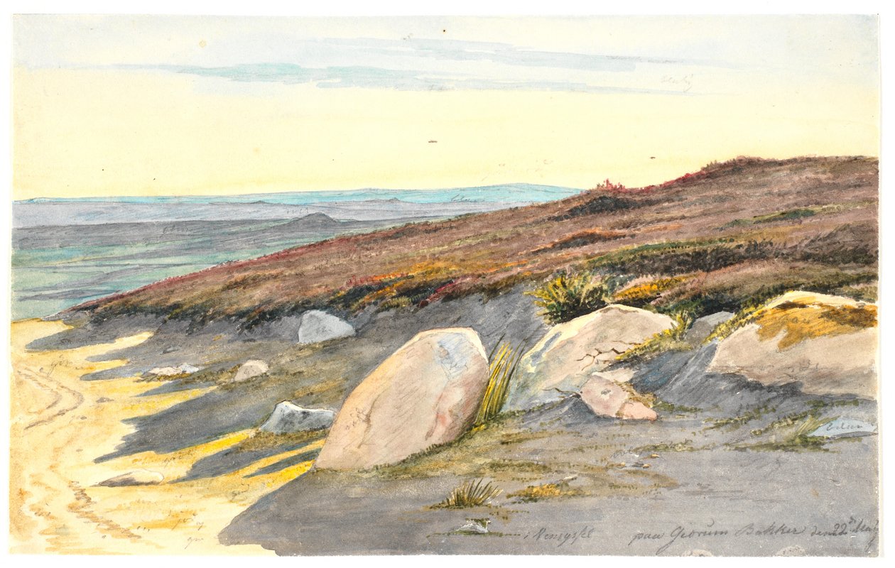 A vendsysseli Gærum dombokról, 1833. május 22-én alkotó: Martinus Rørbye