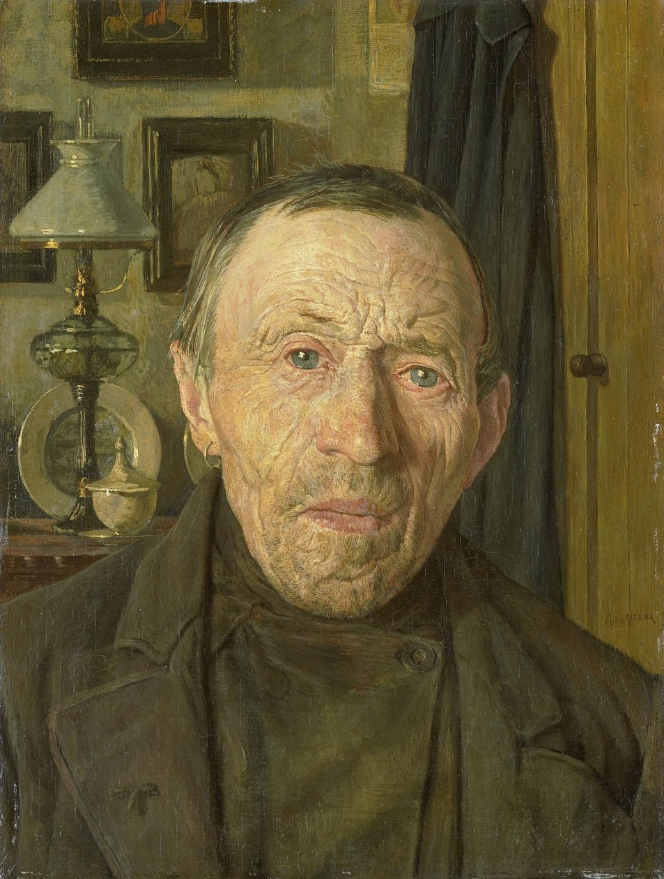 Farmer Larenből, Észak-Hollandiából alkotó: Martinus van Regteren Altena