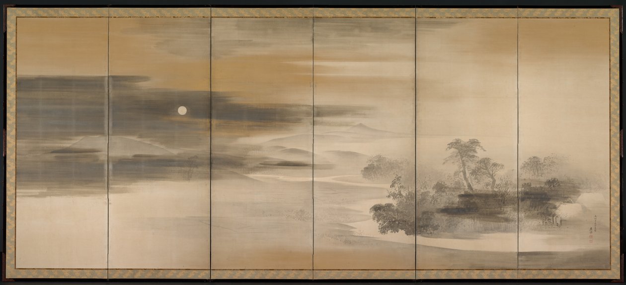 Nyári éjszaka, téli nap, 1784. alkotó: Maruyama Okyo
