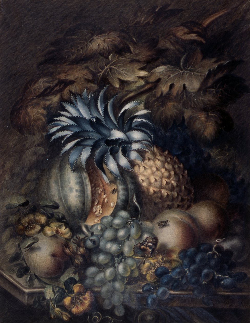 Gyümölcstanulmány (pasztell) alkotó: Mary Bradley