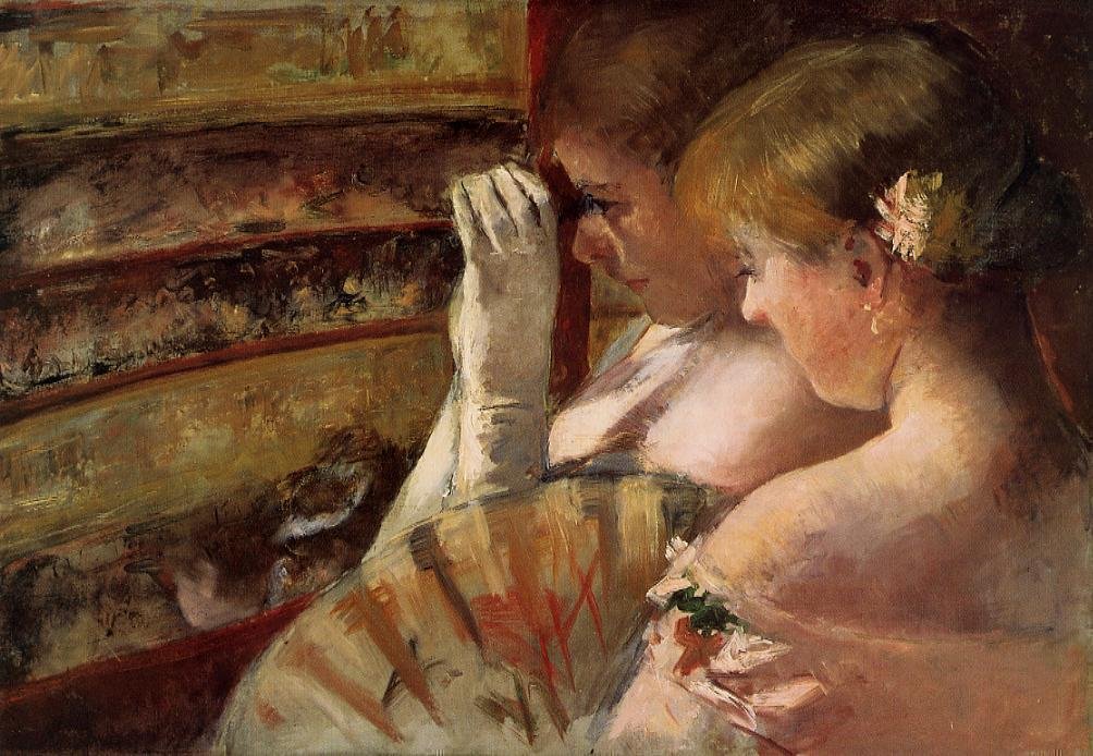 A dobozban alkotó: Mary Cassatt