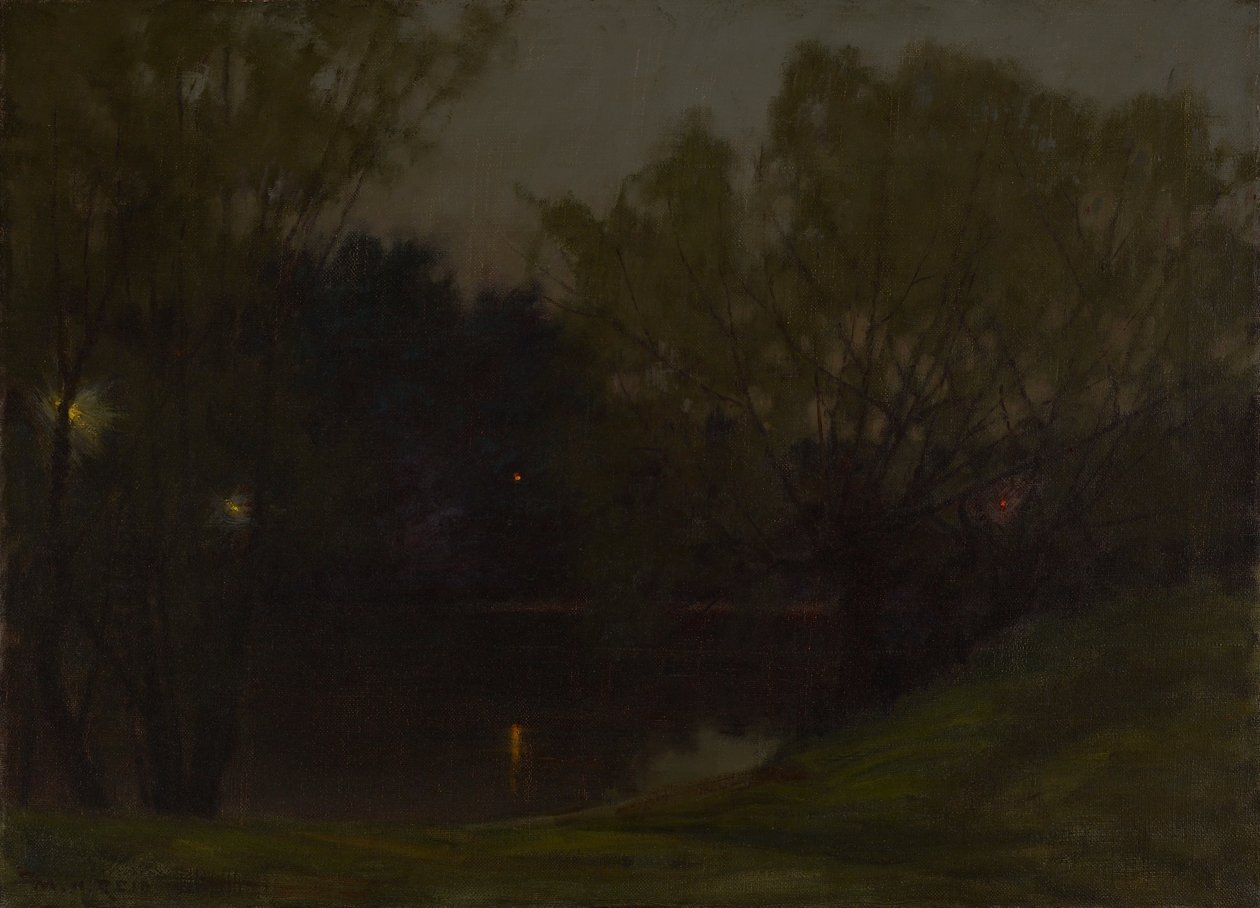 Alkonyatkor, Wychwood Parkban alkotó: Mary Hiester Reid