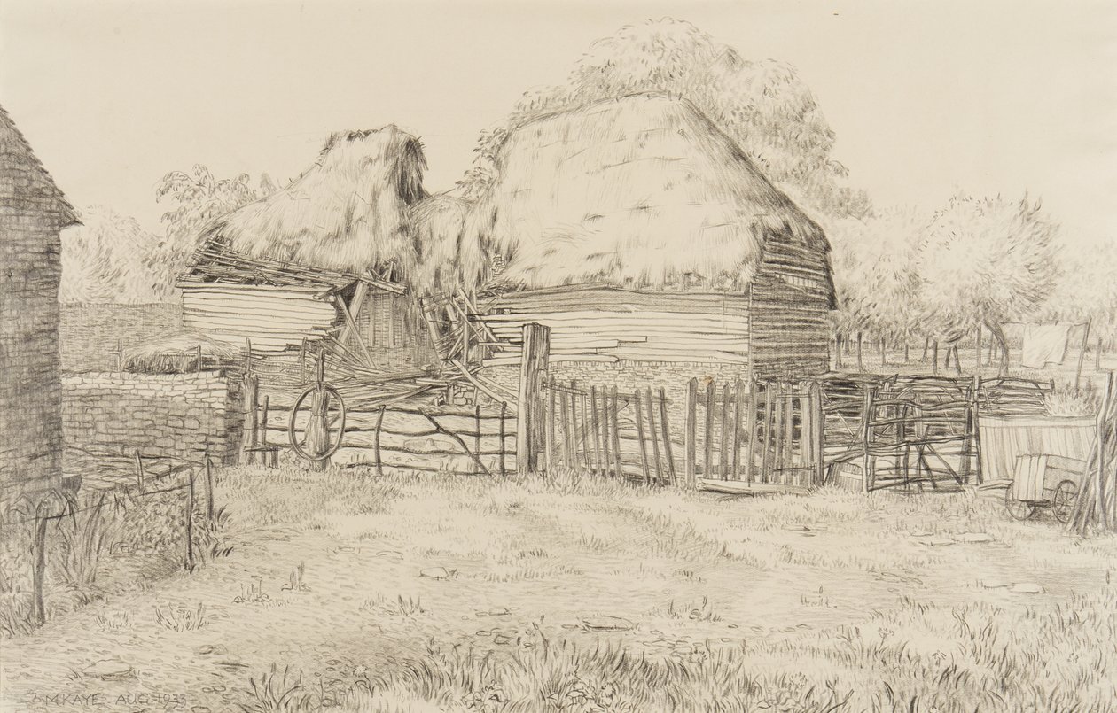 Egy gazdasági udvar, 1933 alkotó: Mary Kaye