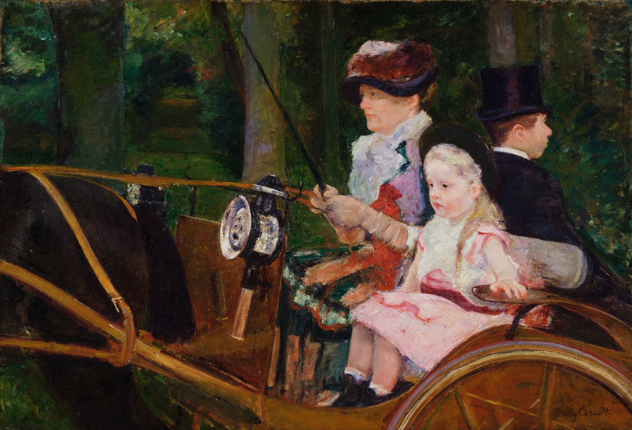 Egy nő és egy lány vezet alkotó: Mary Cassatt