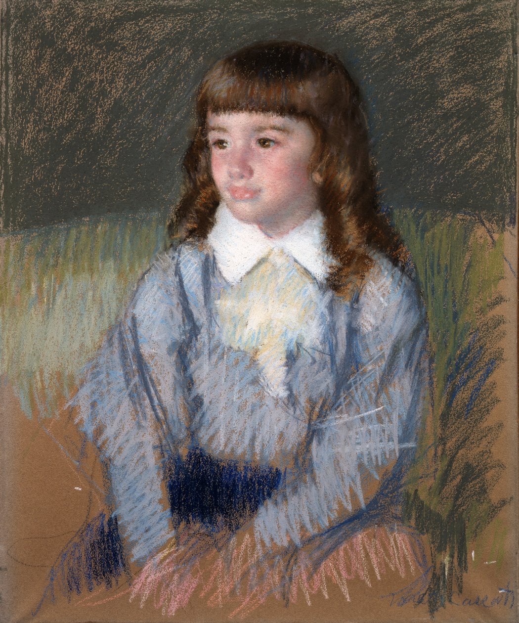 Kisfiú kékben alkotó: Mary Cassatt