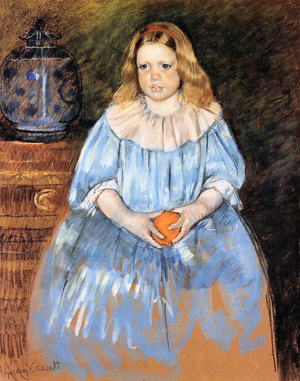 Margaret Milligan Sloan, 1893 (pasztell, papír) alkotó: Mary Cassatt