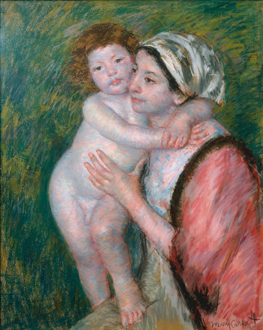 Anya és gyermeke, 1914 alkotó: Mary Cassatt