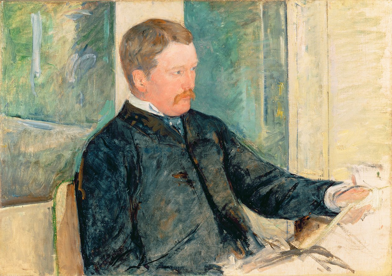 Alexander J. Cassatt portréja, 1880 körül alkotó: Mary Cassatt