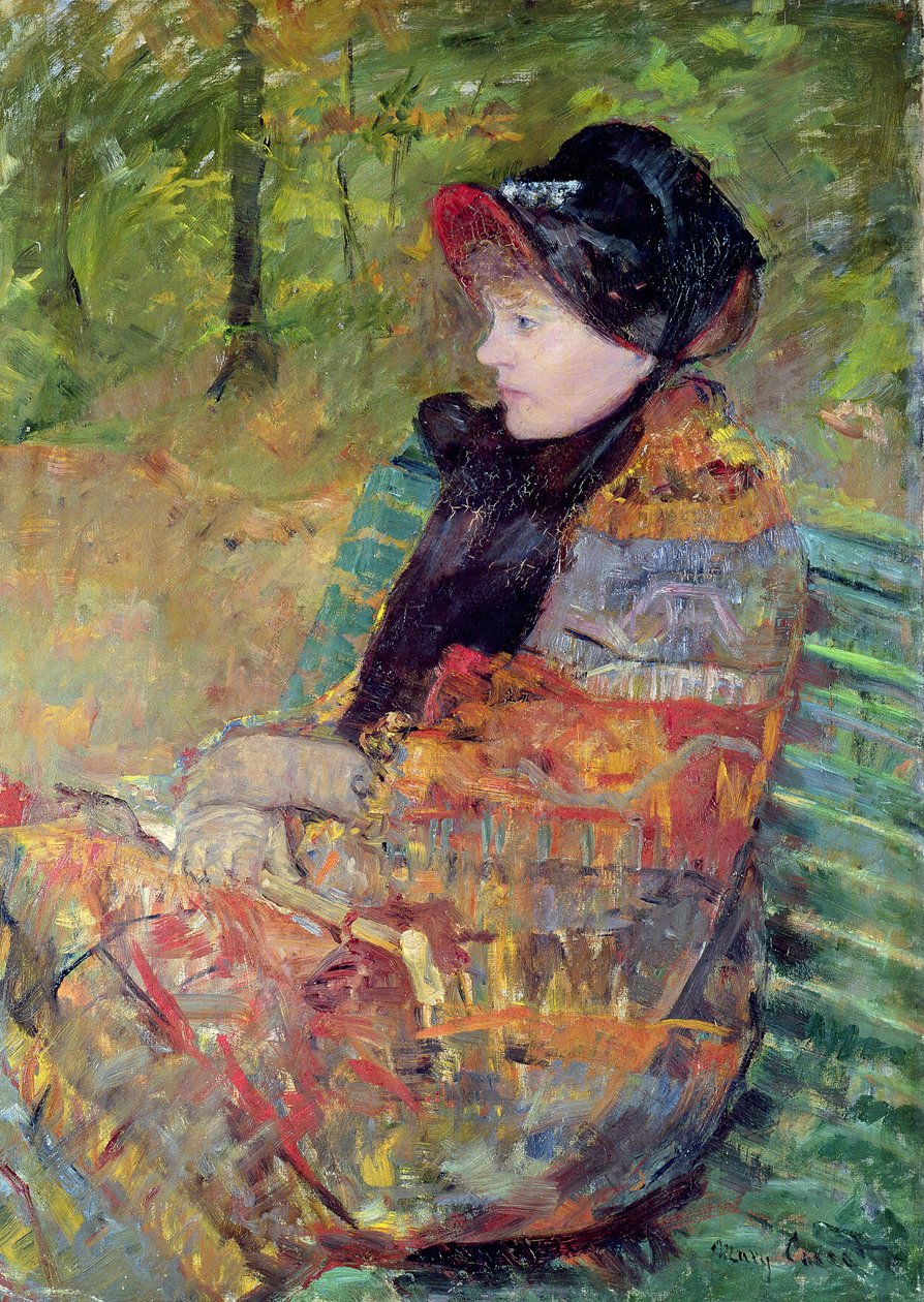 Mlle C. Lydia Cassatt portréja, 1880 alkotó: Mary Cassatt