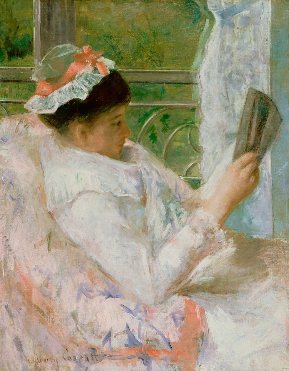 Az olvasó (Lydia Cassatt) 1878 körül alkotó: Mary Cassatt
