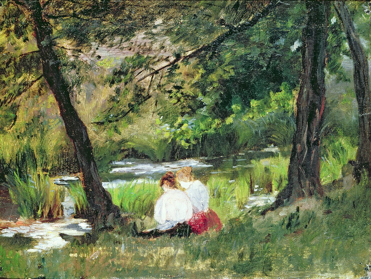 Két ülő nő alkotó: Mary Cassatt