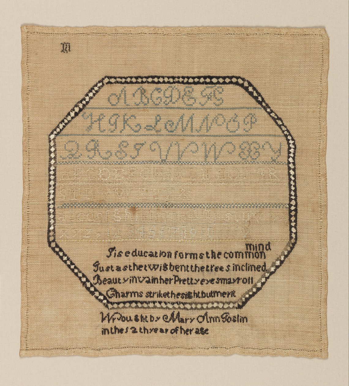 Mintavevő alkotó: Mary Ann Goslin