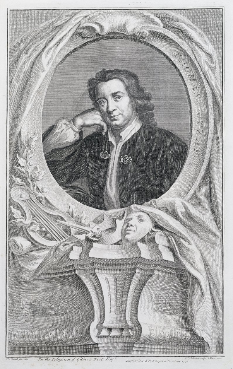 Thomas Otway, metszett Jacobus Houbraken (1698-1780) Amszterdam, 1741 alkotó: Mary Beale