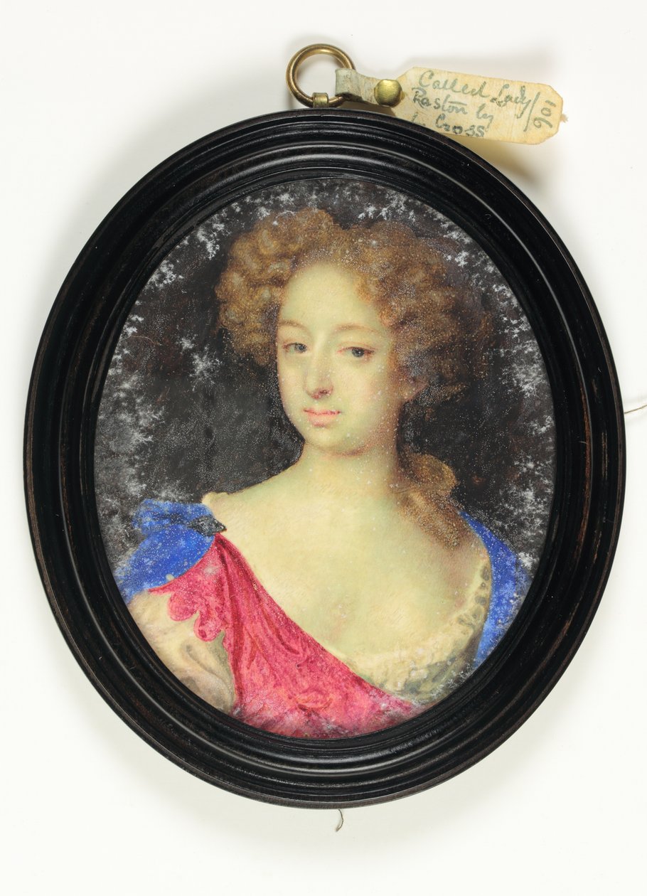 Egy hölgy, akit Lady Pastonnak hívnak (akvarell pergamen) alkotó: Mary Beale