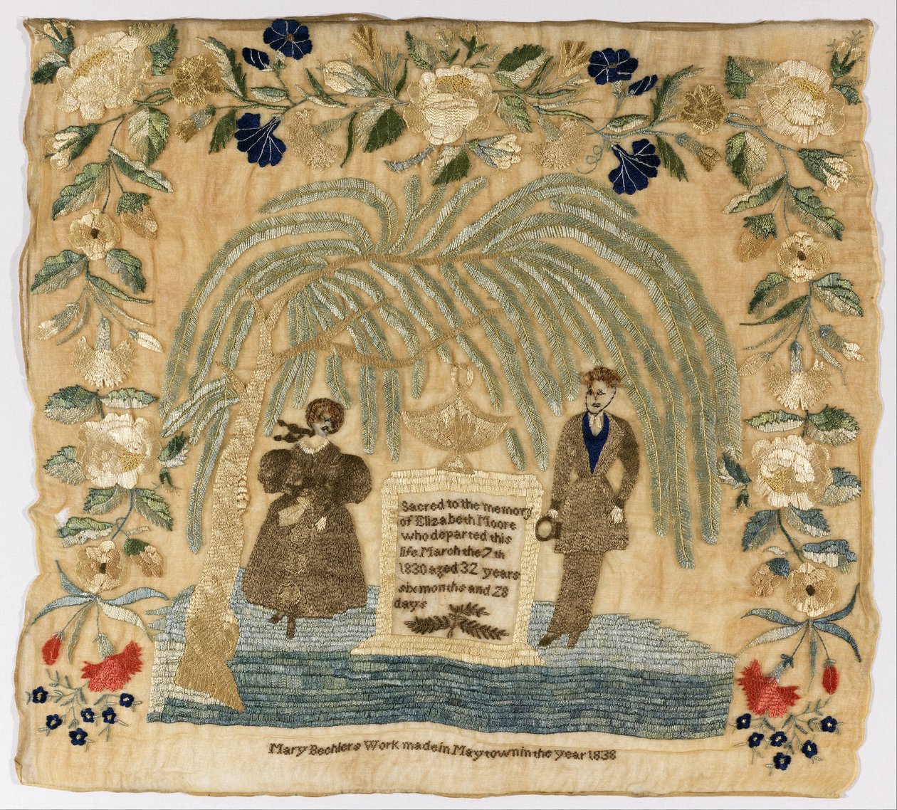 Gyászmintavevő alkotó: Mary Bechler