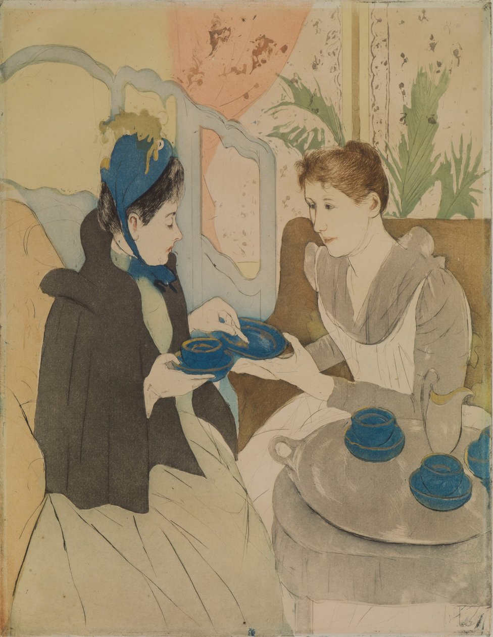 Délutáni Tea Party alkotó: Mary Cassatt