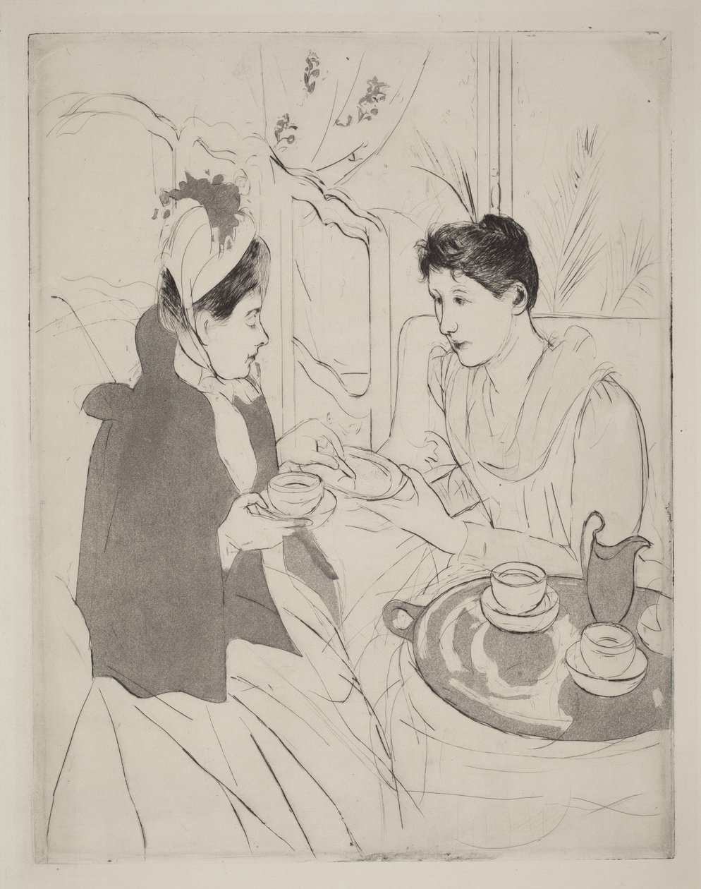 Délutáni teadélután alkotó: Mary Cassatt