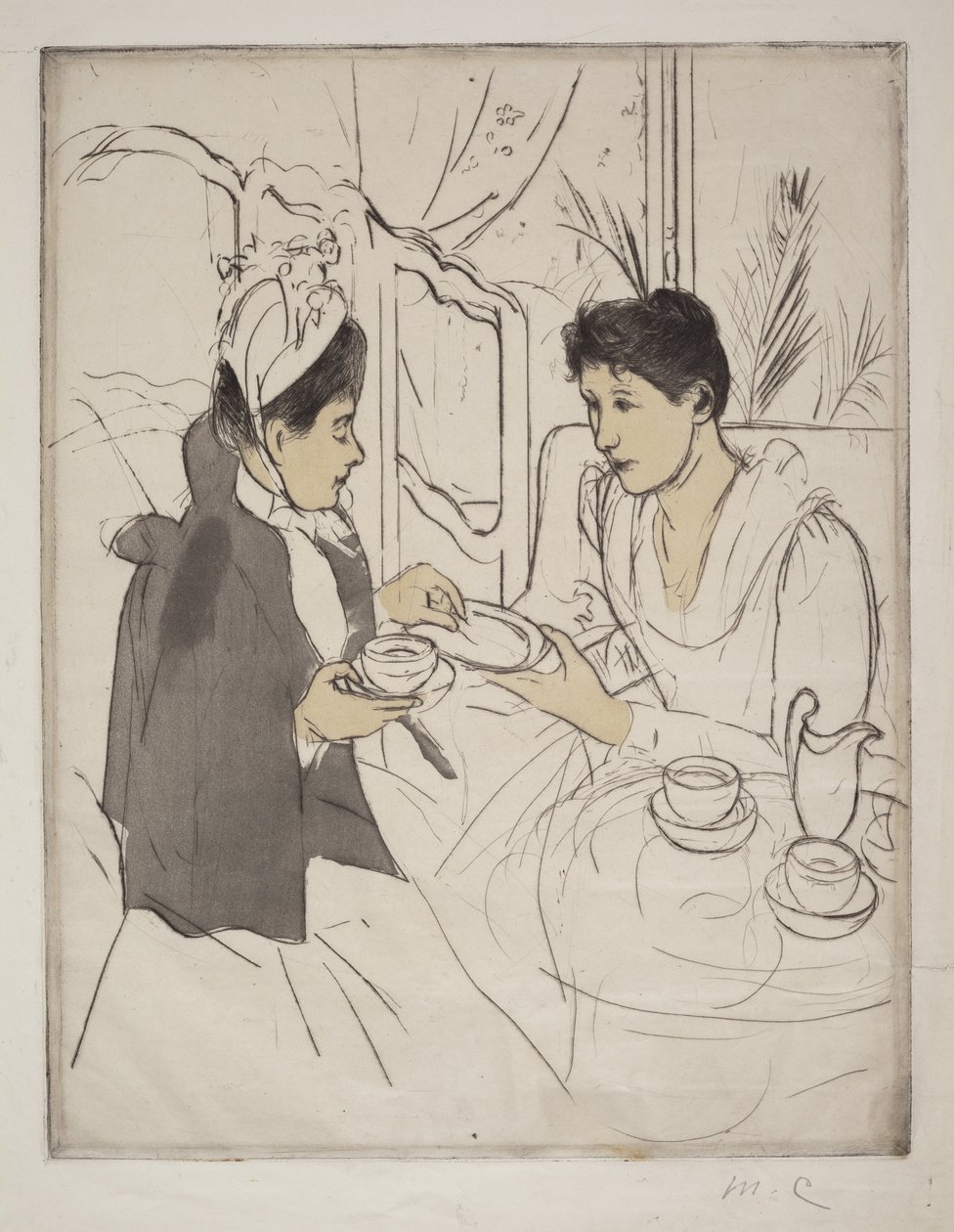 Délutáni teadélután alkotó: Mary Cassatt
