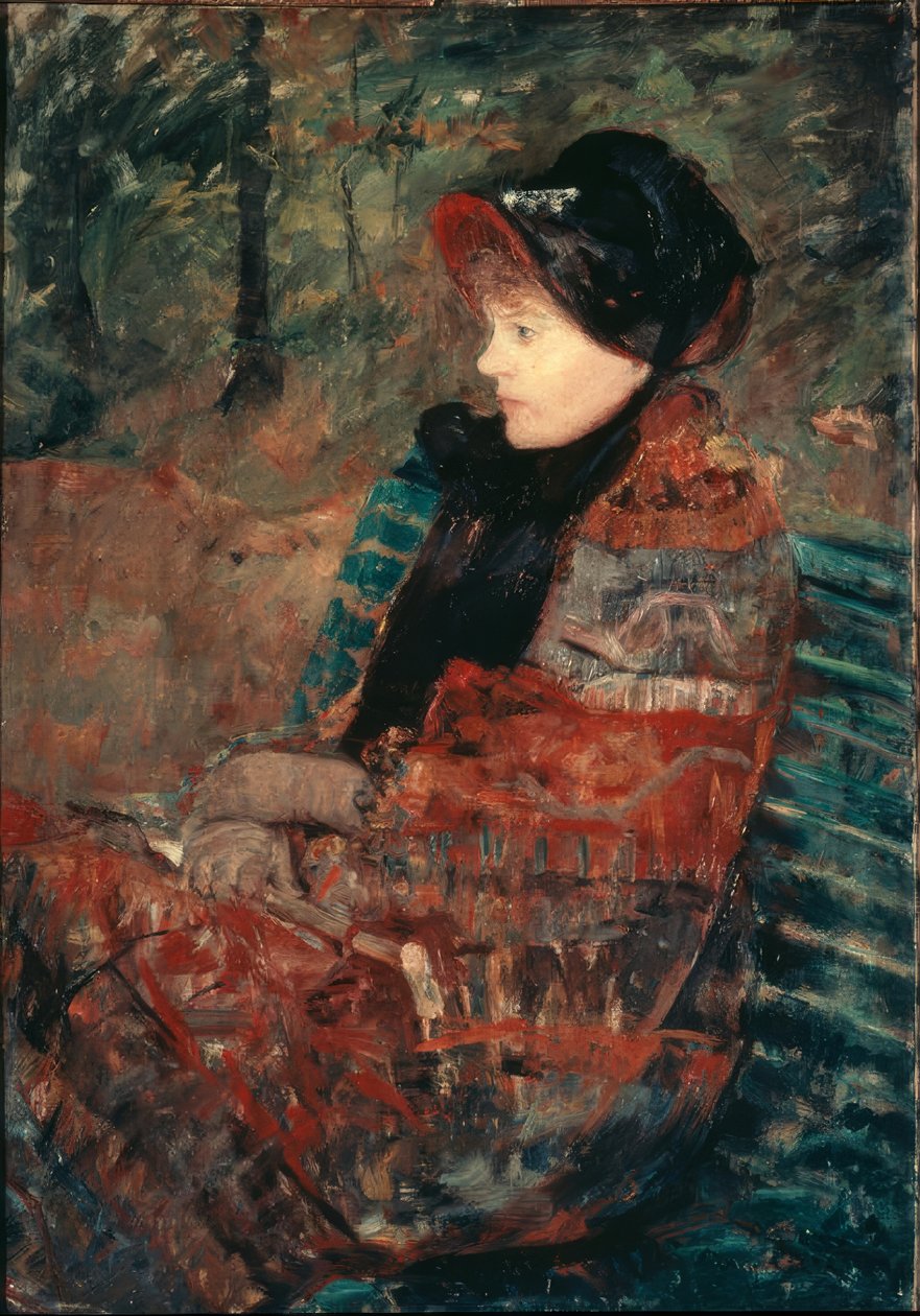 Ősz vagy Mademoiselle C. portréja alkotó: Mary Cassatt