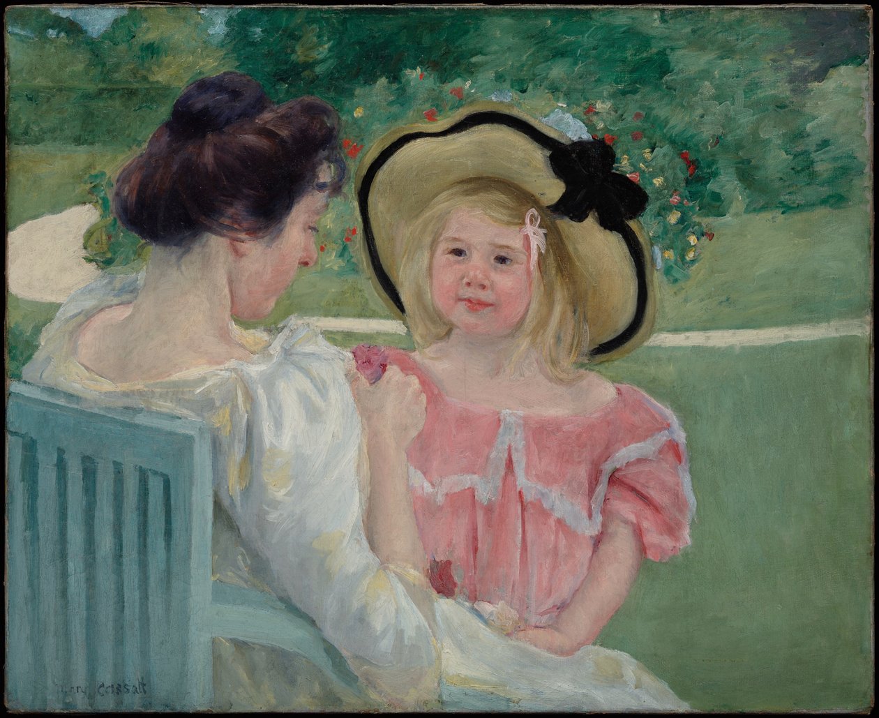 A kertben alkotó: Mary Cassatt