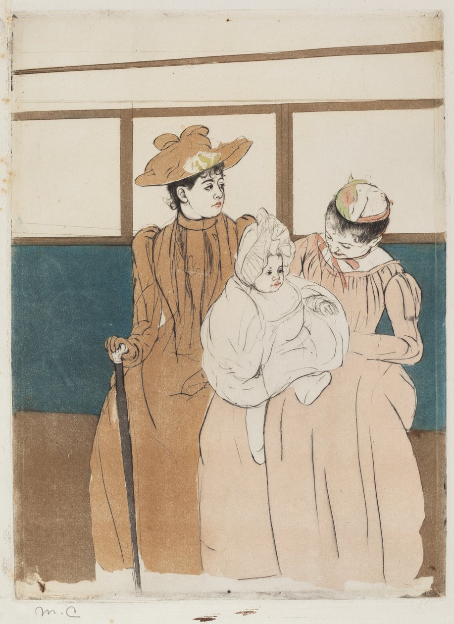 Az Omnibuszban alkotó: Mary Cassatt