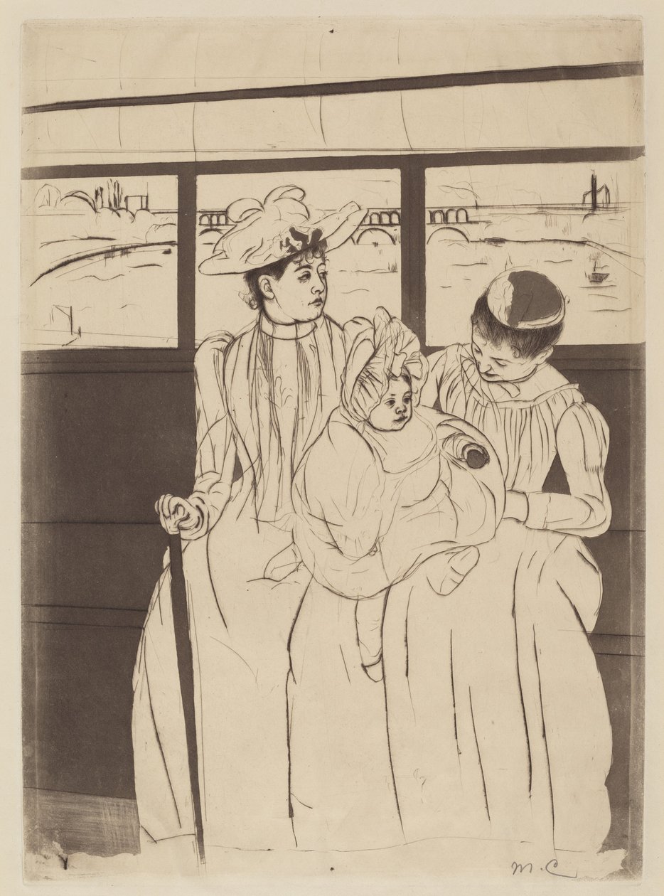 Az Omnibuszban alkotó: Mary Cassatt
