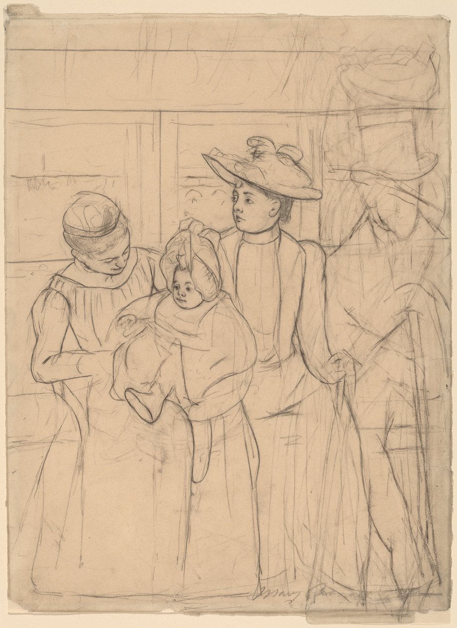 Az Omnibuszban alkotó: Mary Cassatt