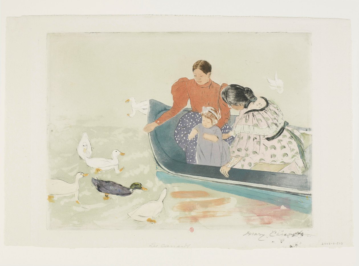 A kacsák vacsorája alkotó: Mary Cassatt