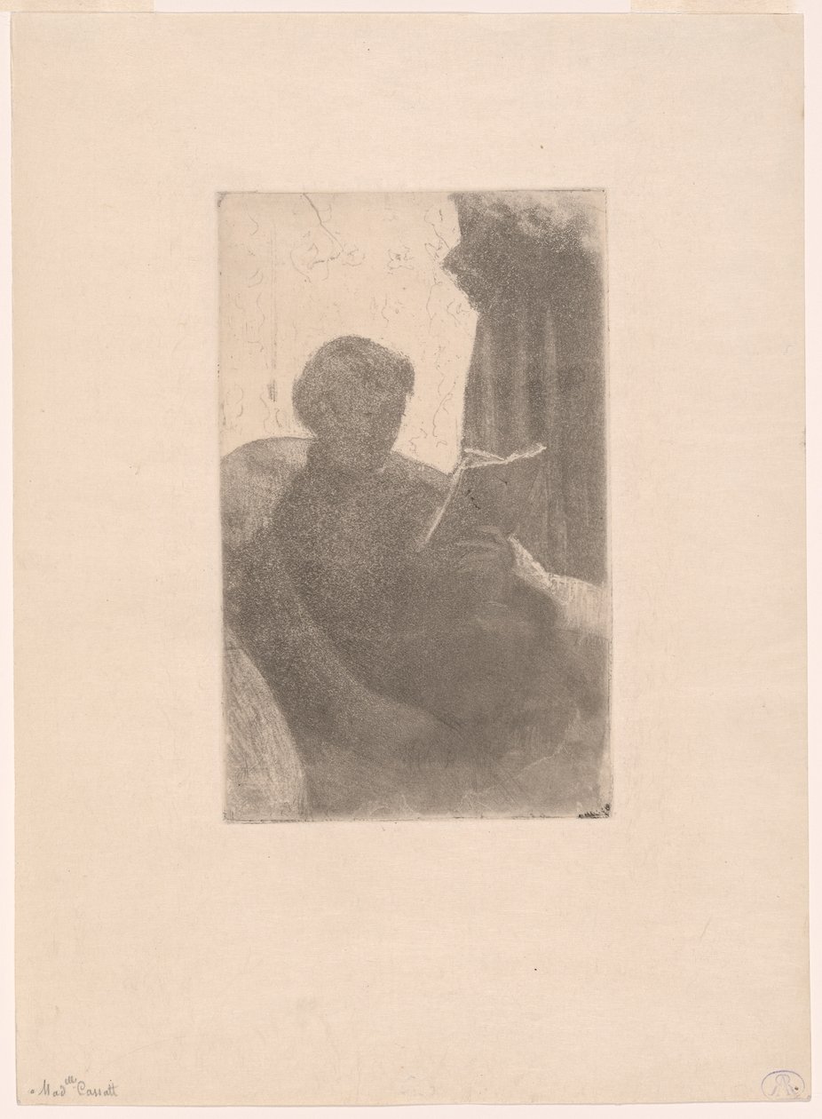 Lydia Reading alkotó: Mary Cassatt