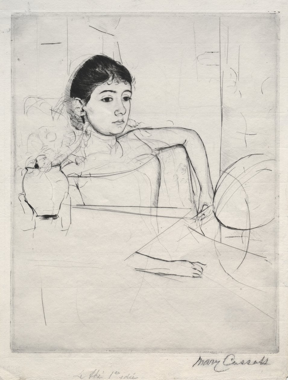Mimi, mint barna, 1889. alkotó: Mary Cassatt