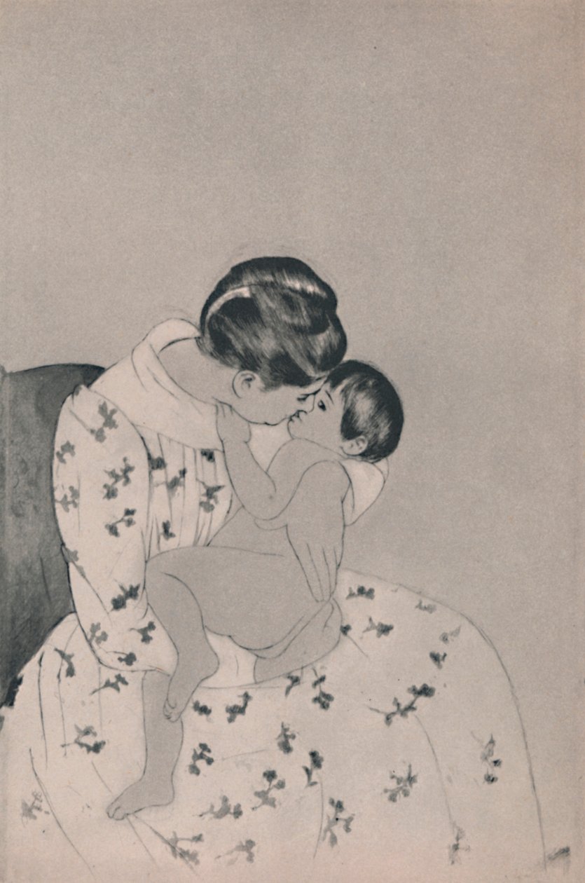 Anya és gyermeke, 1890-es évek, 1946 alkotó: Mary Cassatt