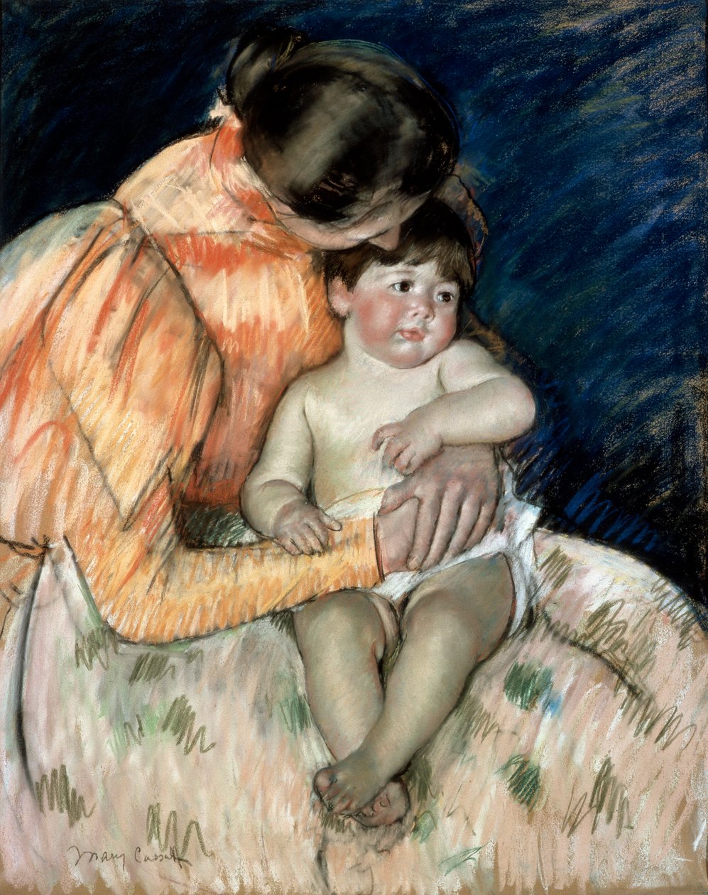 Anya és gyermeke, 19. század vége vagy 20. század eleje. alkotó: Mary Cassatt