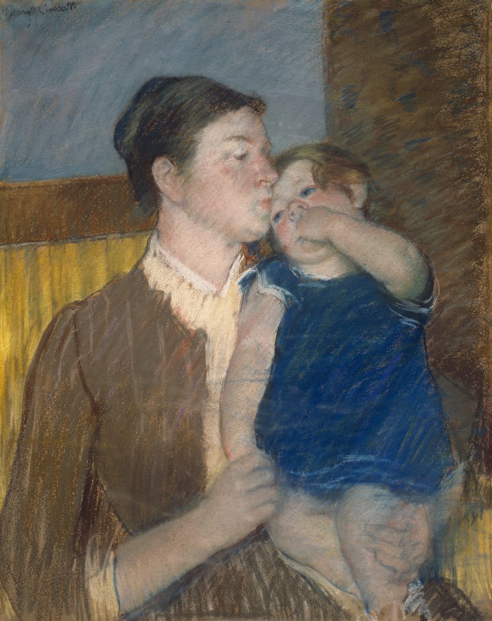 Anya jóéjszakai csókja alkotó: Mary Cassatt