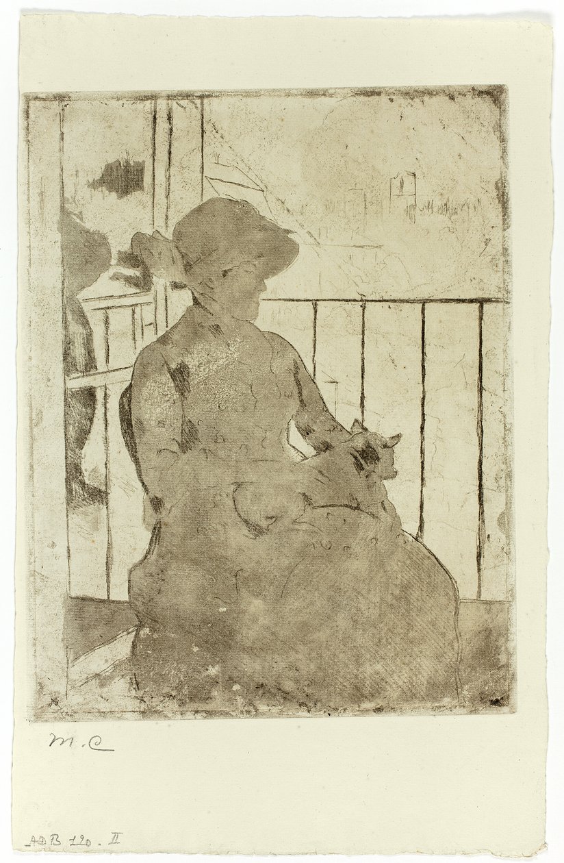 Az erkélyen alkotó: Mary Cassatt