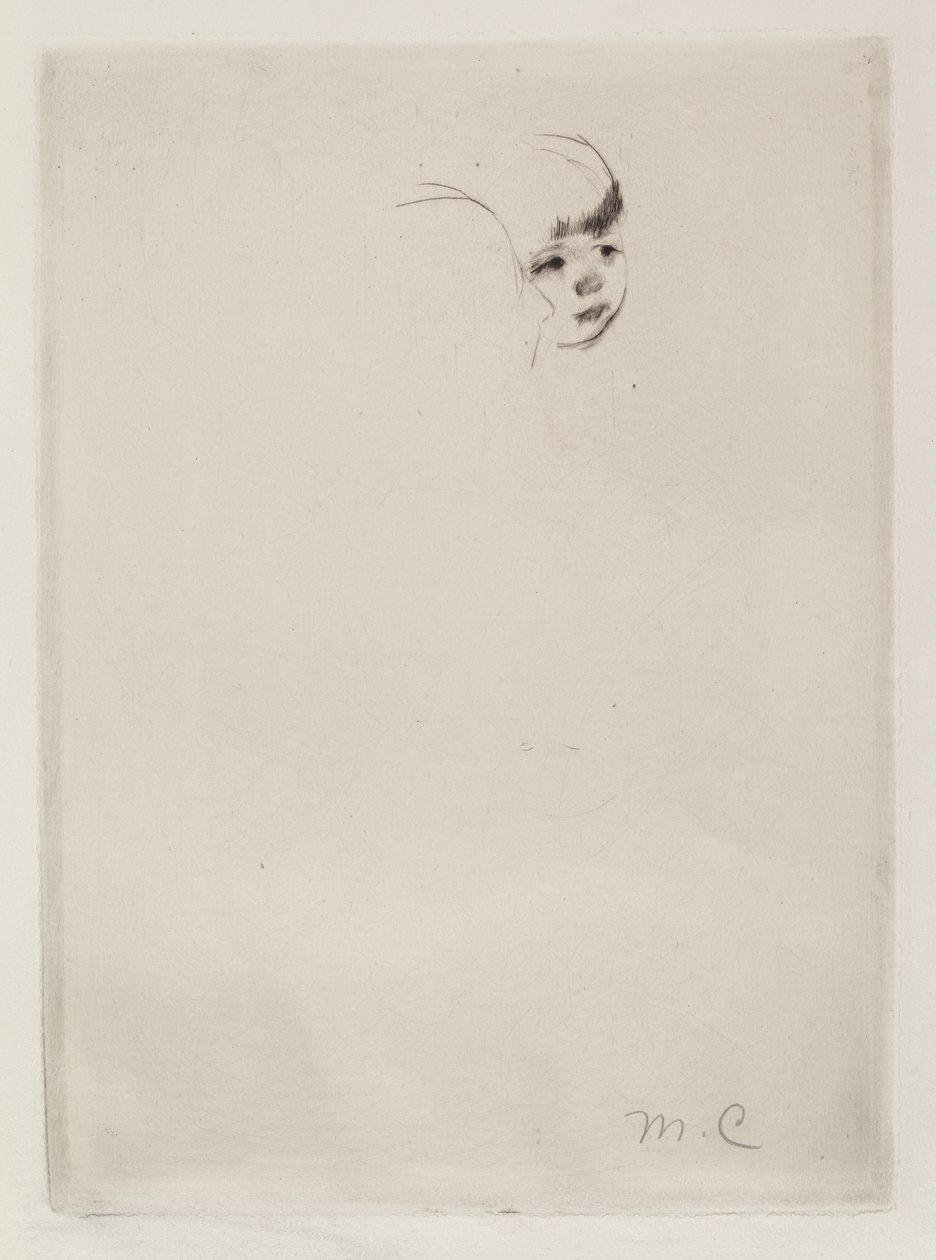 Parasztanya és gyermeke, c. 1894. alkotó: Mary Cassatt