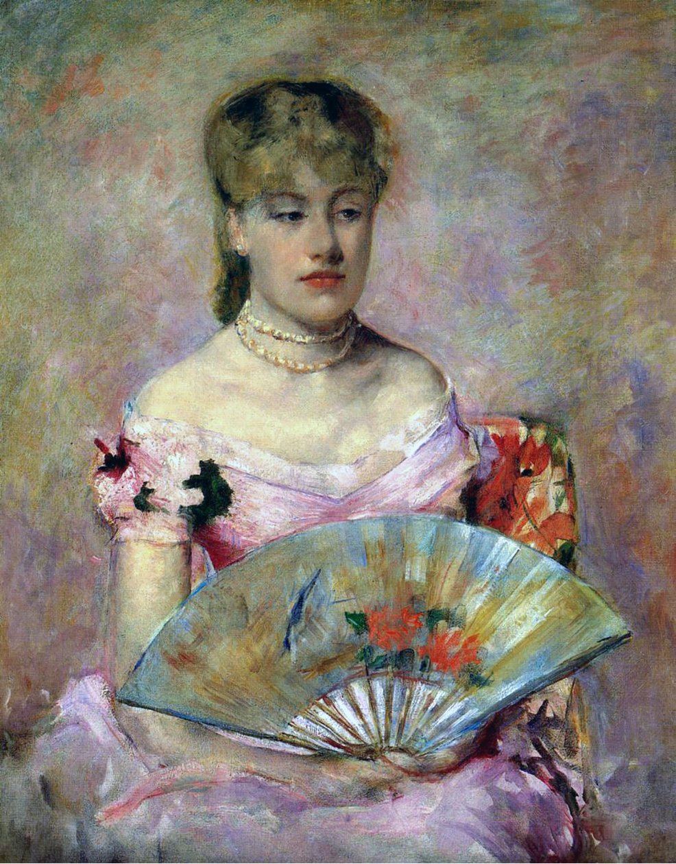 Anne Charlotte Gaillard portréja, 1880 körül alkotó: Mary Cassatt