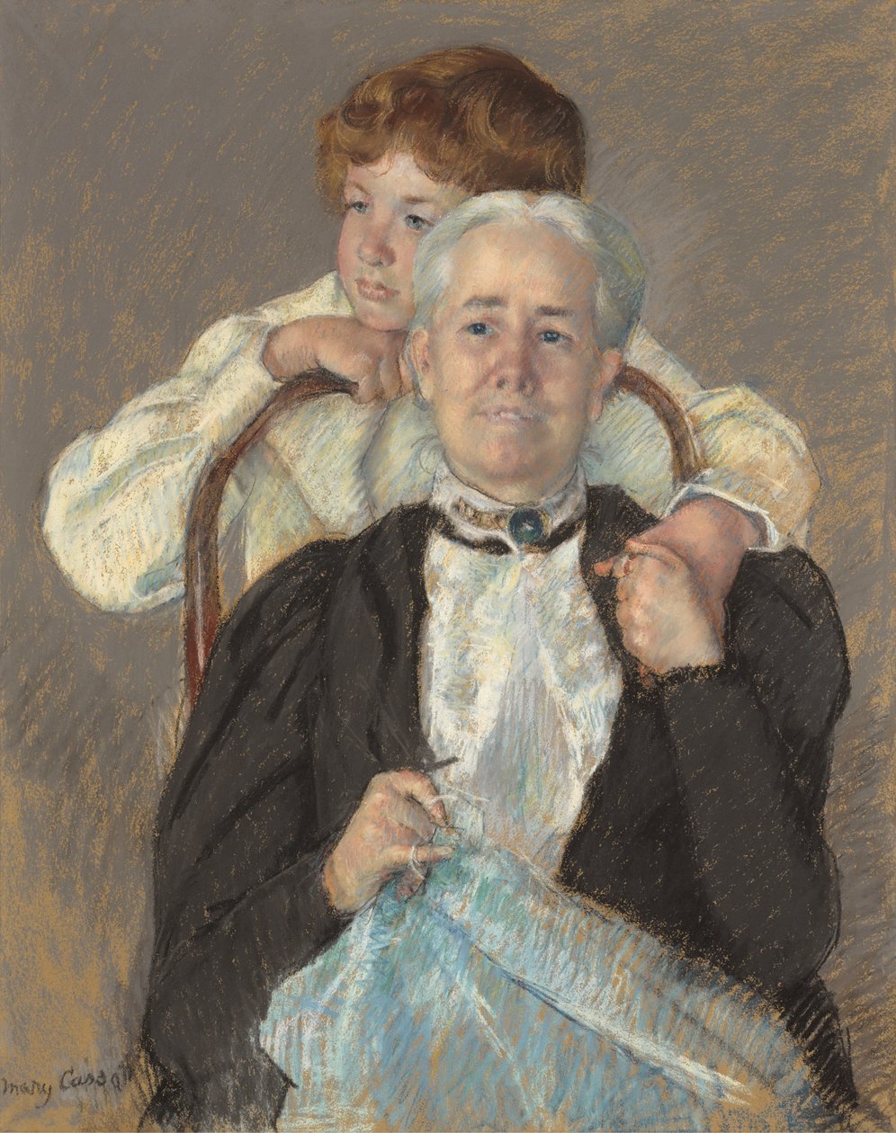 Cyrus J. Lawrencené portréja unokájával, R. Lawrence Oakley-val alkotó: Mary Cassatt