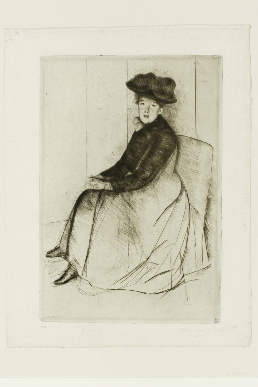 Visszaverődés alkotó: Mary Cassatt