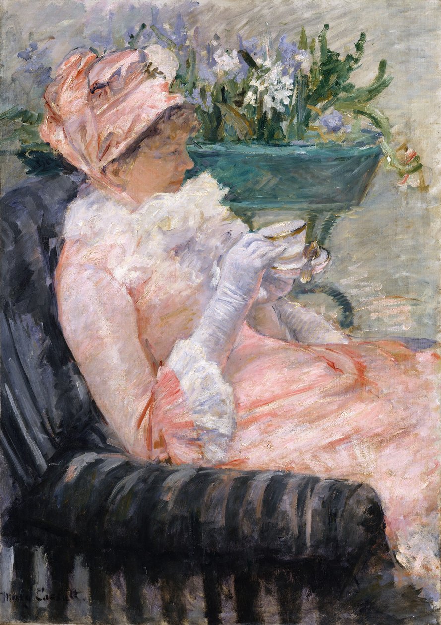 A csésze tea, 1880-1 alkotó: Mary Cassatt