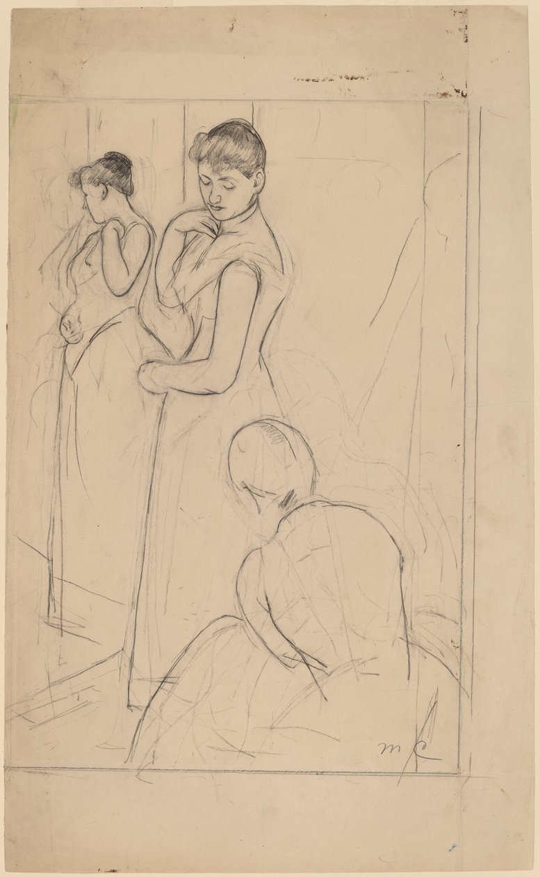 A szerelvény [rekto] alkotó: Mary Cassatt
