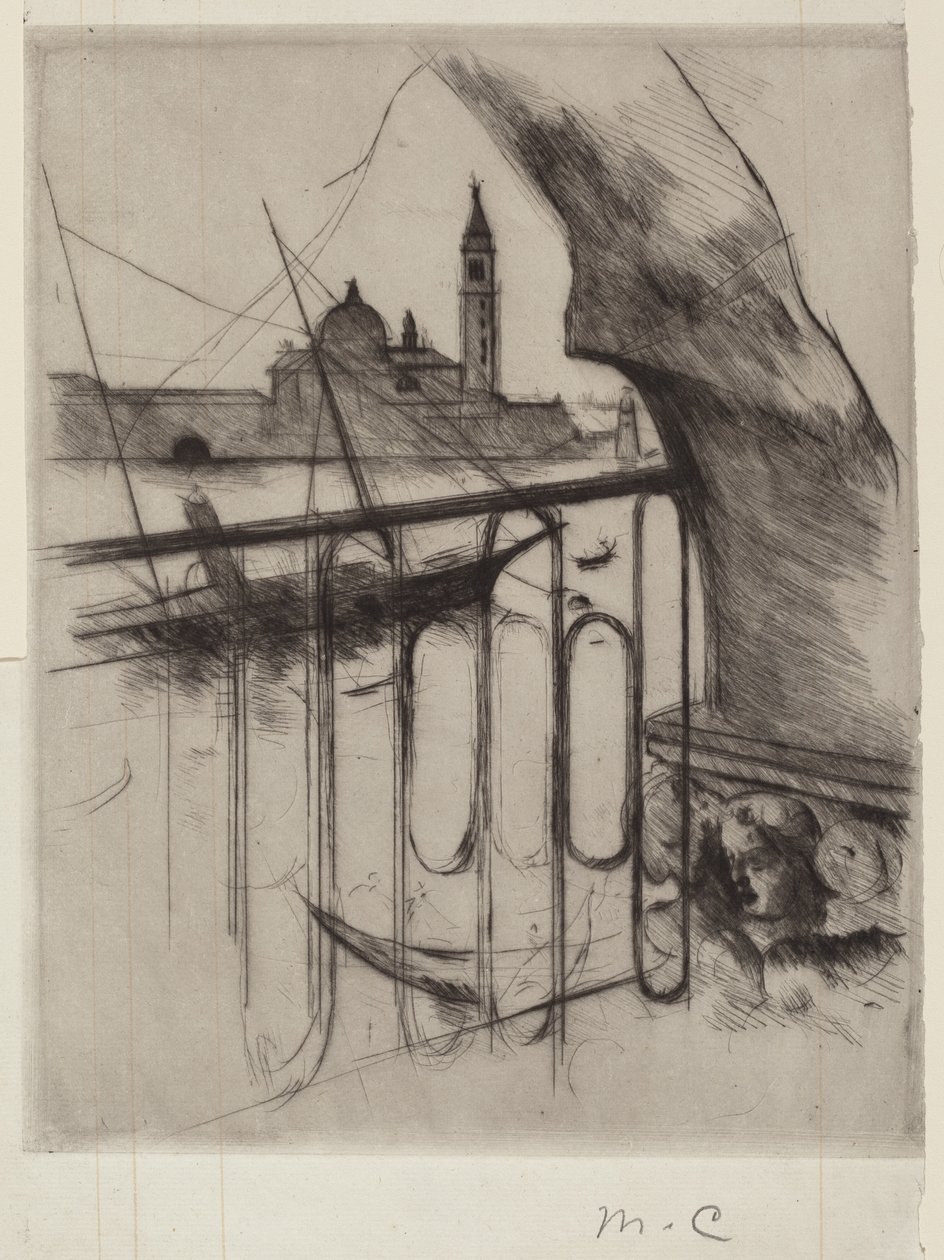 Kilátás Velencére alkotó: Mary Cassatt