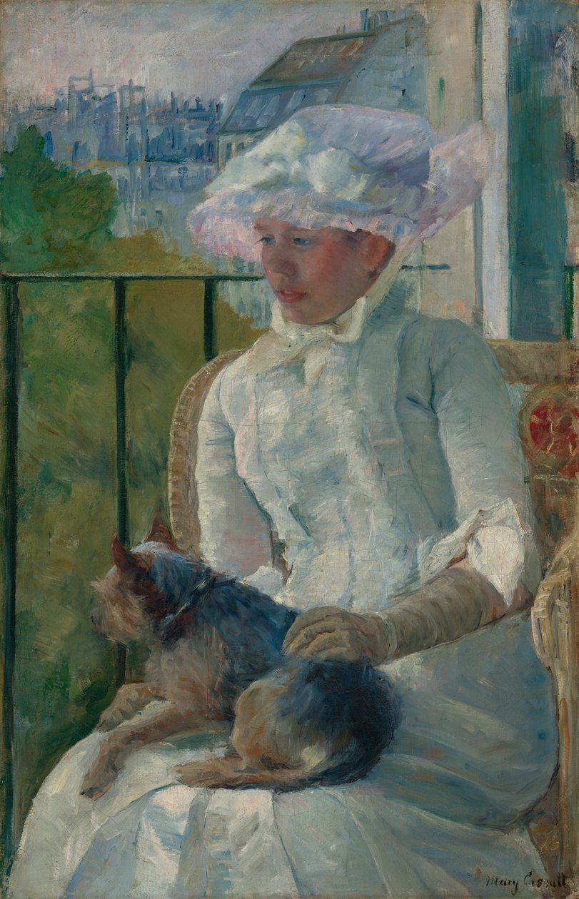 Fiatal lány az ablaknál alkotó: Mary Cassatt