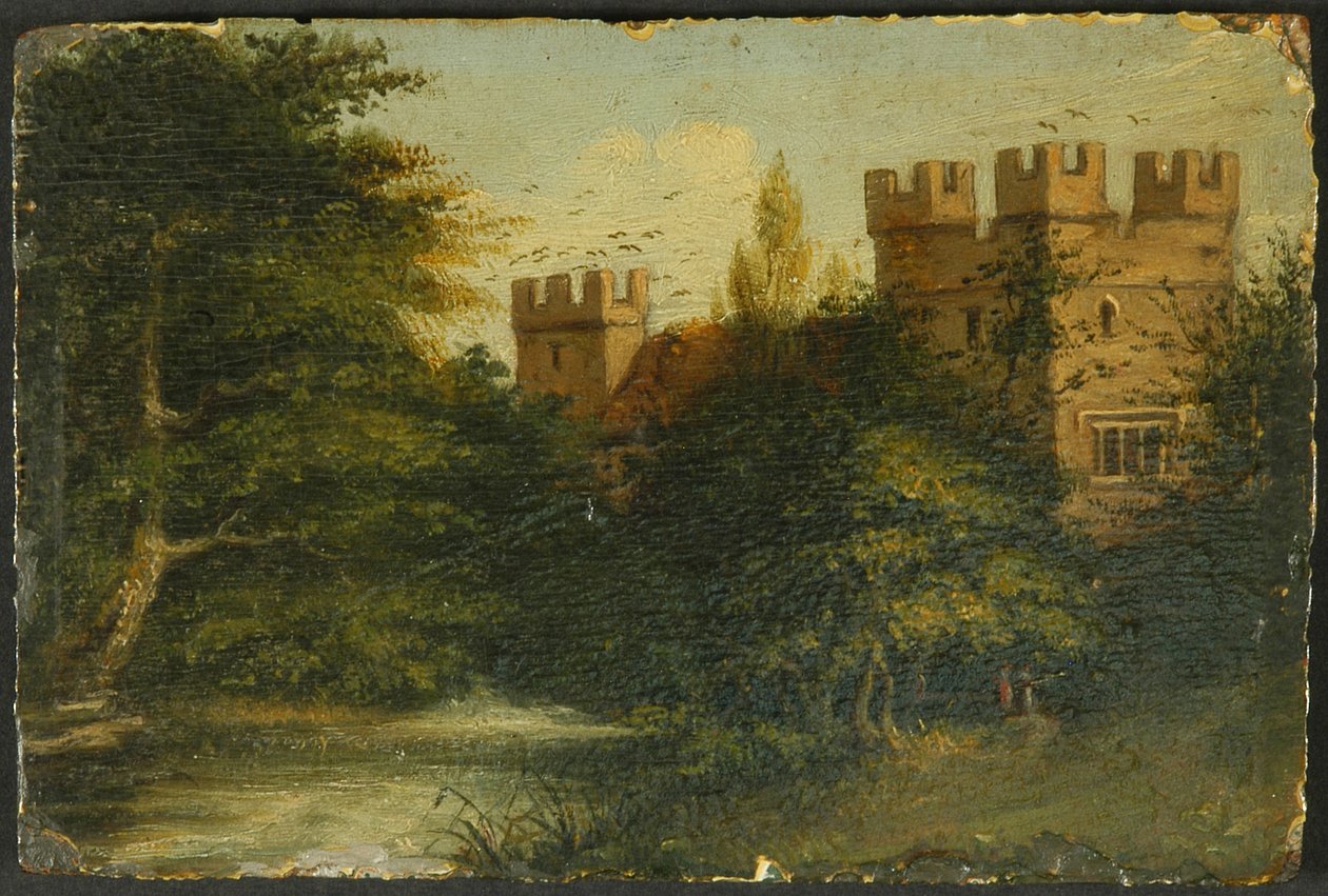 Yanwath Hall, 1804 körül alkotó: Mary Dixon